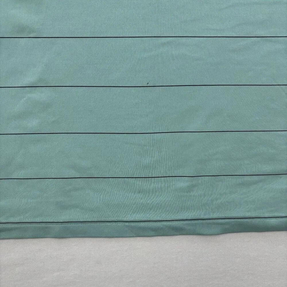 Under Armour Polo Shirt Mens 2XL The Playoff Polo Teal Striped Loose fit Golf